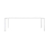 Kartell Four Soft Touch Desk 223x79 cm, hvid/hvid