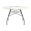 Kartell Blank Bord Rund Marmor, Hvid