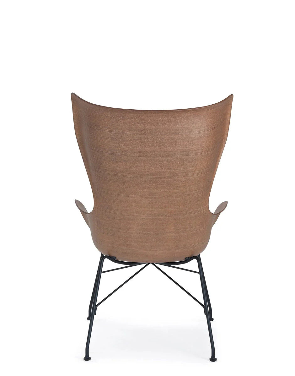 [product_category]-Kartell K/Wood Armchair Basic Veneer, Dark Wood/Black-Kartell-8058967295030-04915SN-KAR-4