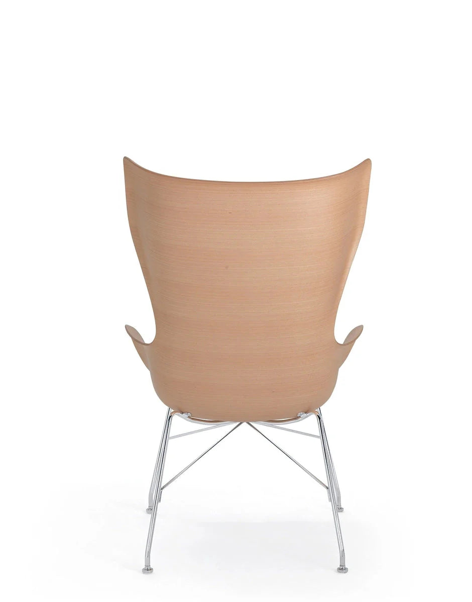 [product_category]-Kartell K/Wood Armchair Basic Veneer, Light Wood/Chrome-Kartell-8058967294736-04915CC-KAR-4