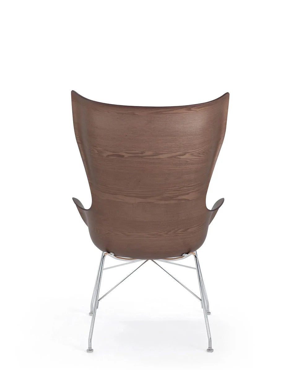 [product_category]-Kartell K/Wood Armchair Slatted Ash, Dark Wood/Chrome-Kartell-8058967295078-04916SC-KAR-4