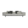 Kartell Largo 3-Seater Sofa Pied de Poule, Sand