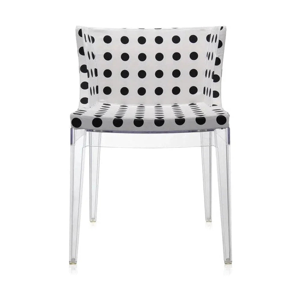 [product_category]-Kartell Mademoiselle à La Mode Armchair, Transparent/White Pattern-Kartell-8058967170146-04895PB-KAR-1