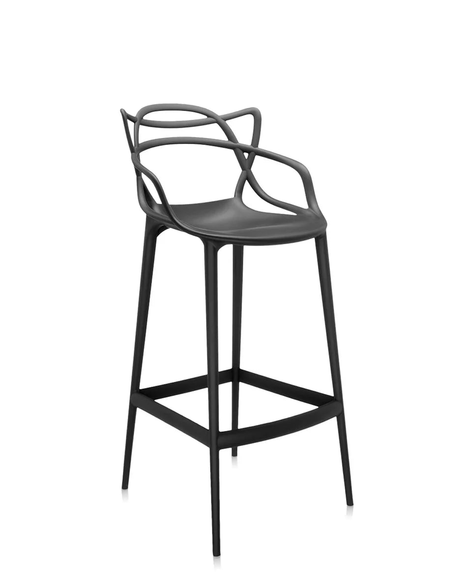 [product_category]-Kartell Masters Stool 75 Cm, Black-Kartell-8058967184662-0586809-KAR-2