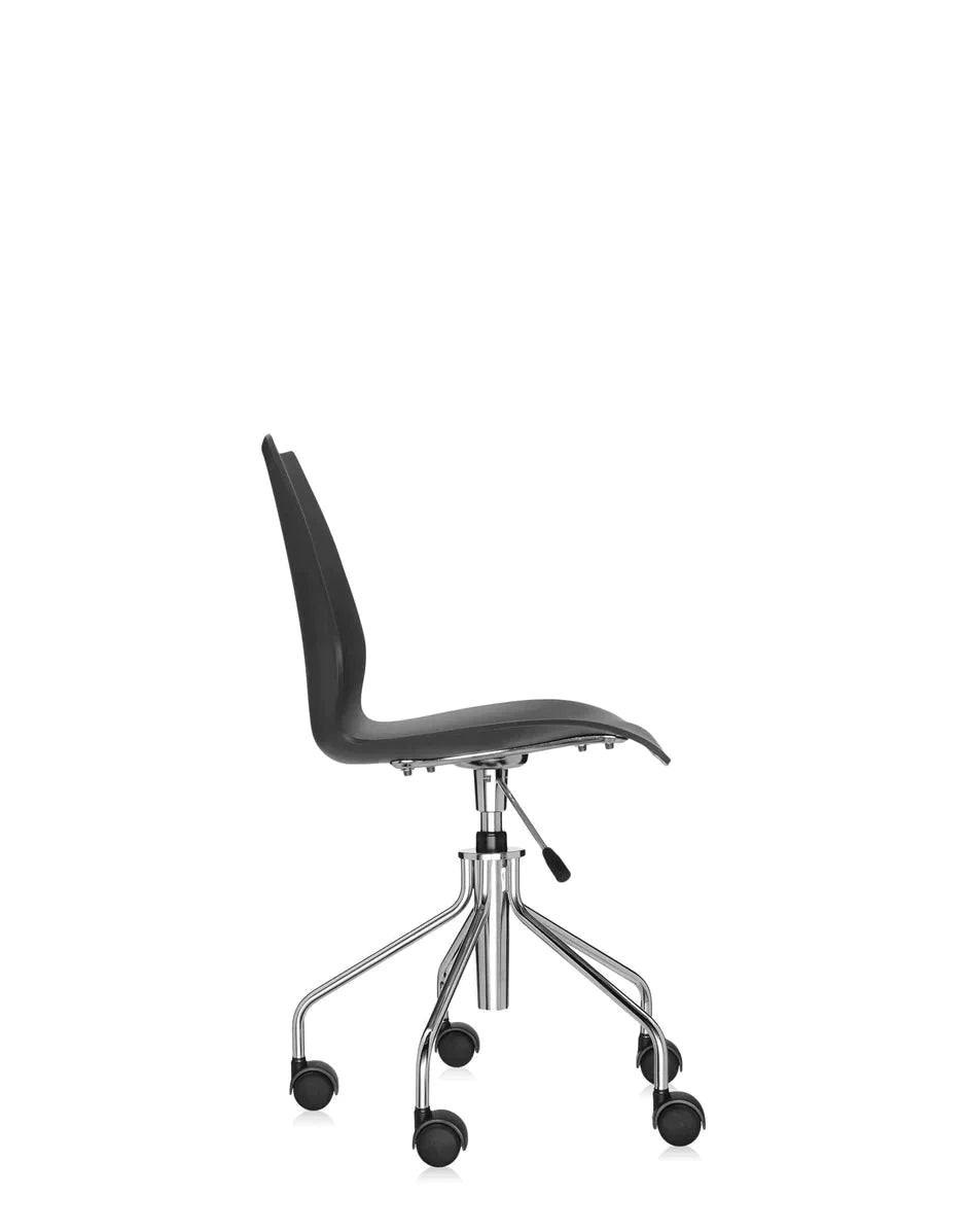 [product_category]-Kartell Maui Swivel Chair, Charcoal-Kartell-8058967037265-028781M-KAR-9