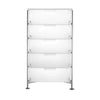 Kartell Mobil 5 Drawer With Feet, Ice