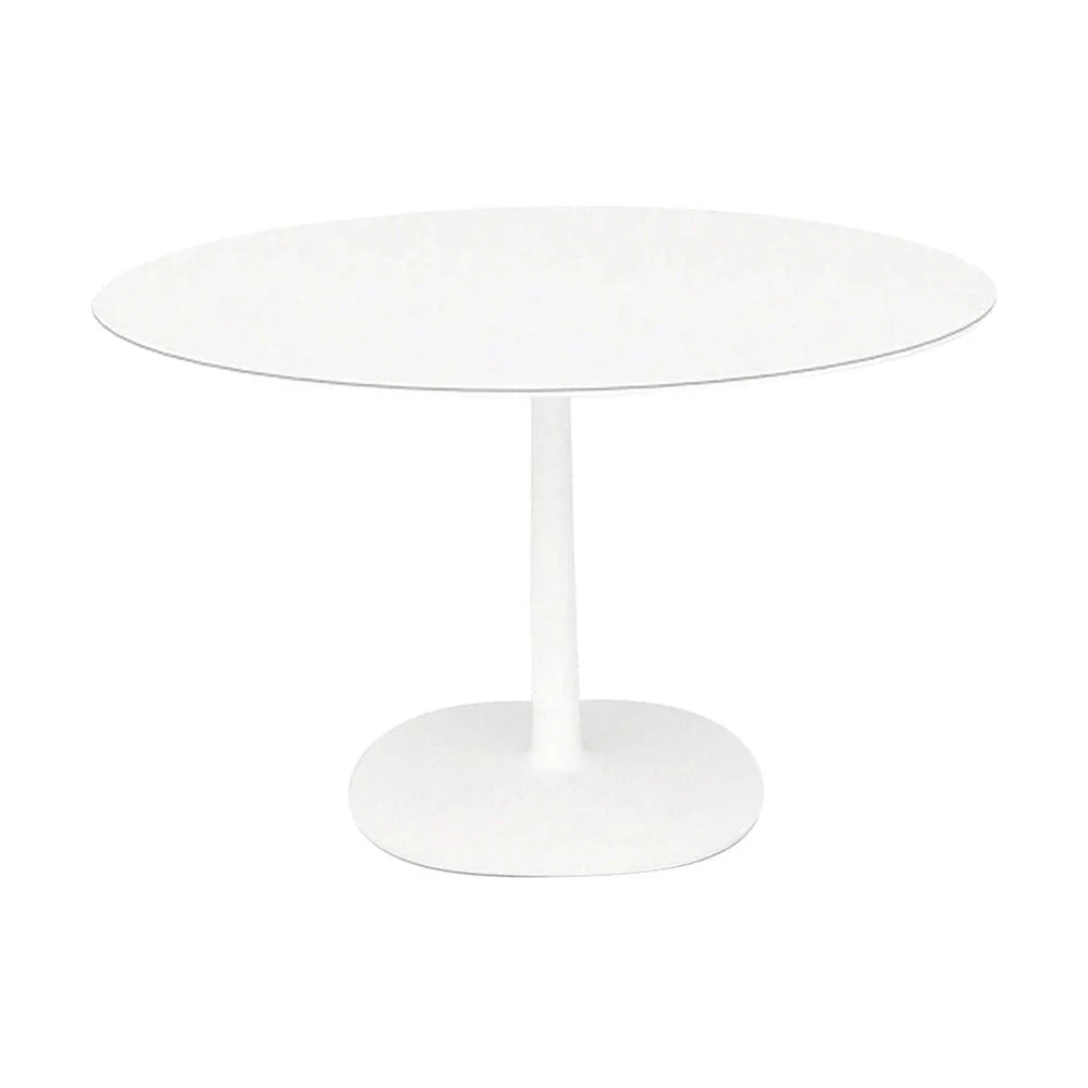 [product_category]-Kartell Multiplo Table Round With Square Base Glass ⌀135 Cm, White-Kartell-8058967252330-04137VB-KAR-1