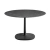 Kartell Multiplo Table Round Med Firkantet Base Marmor ⌀118 cm, Sort