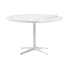 Kartell Multiplo Table Round Med Star Base Marble ⌀118 cm, Hvid