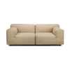 Kartell Plastics Duo 2-personers sofa SX Cotton, Taupe