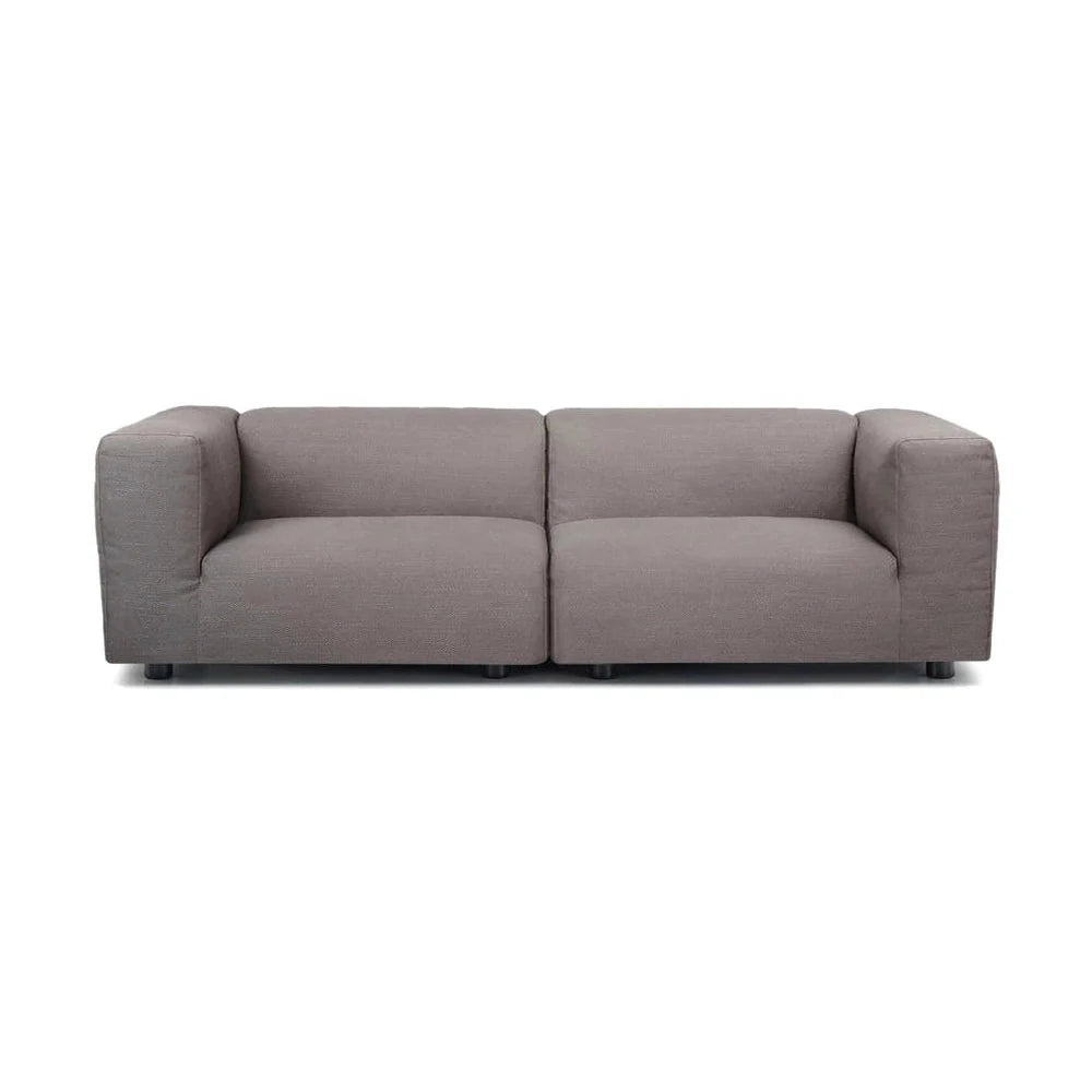 [product_category]-Kartell Plastics Duo 2 Seater Sofa Sx Xl Cotton, Grey-Kartell-8058967078909-0709975-KAR-1