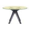 Kartell Sir Gio Table Round, Røg/Gul