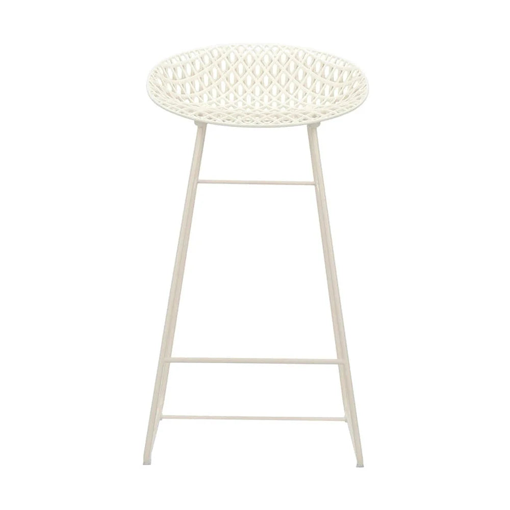 [product_category]-Kartell Smatrik Stool, White/White-Kartell-8058967292855-0588103-KAR-1