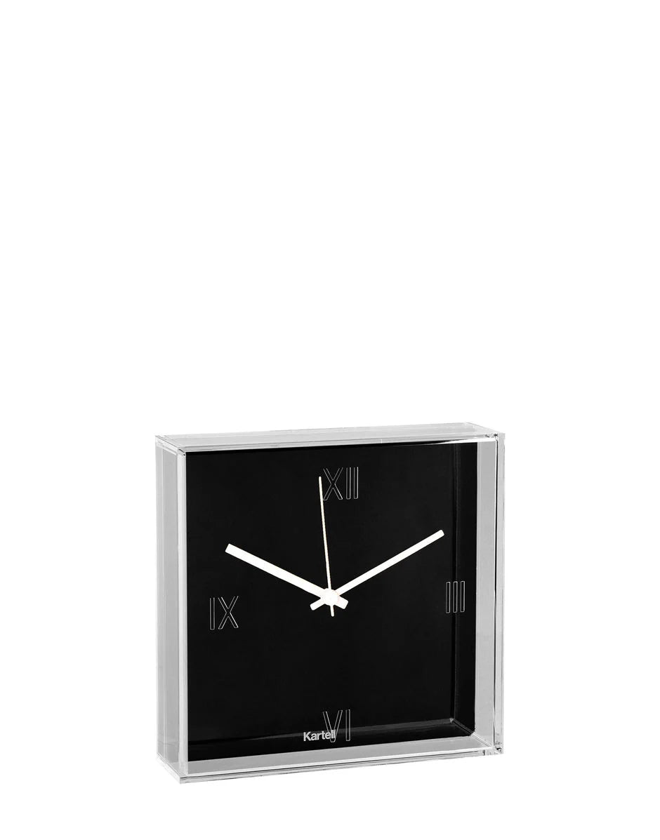 [product_category]-Kartell Tic&Tac Clock, Black-Kartell-8058967025712-0190009-KAR-2