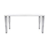 Kartell Top Top Table Glass 160x80cm, hvid