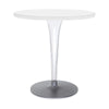 Kartell Top Top Top Round Med Rund Base 70x70 cm, Hvid