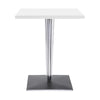 Kartell Top Top Top Square med firkantet base 60x60 cm, hvid