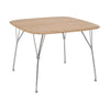 Kartell Viscount fra Wood Table Square, Ash/Chrome