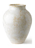 Knabstrup Keramik Vase Natura H 27 cm, Hvid/Brun