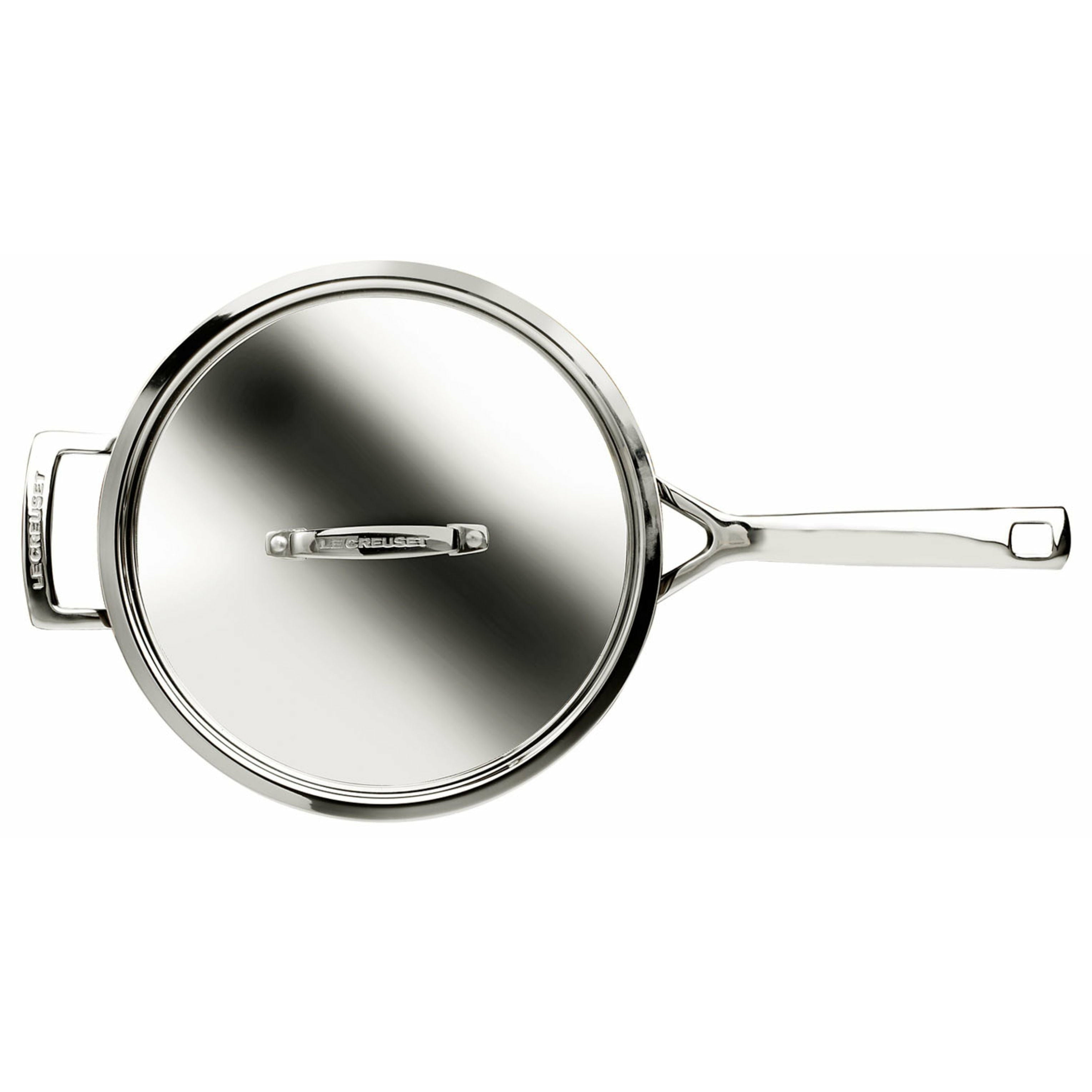 [product_category]-Le Creuset 3 Ply Stainless Steel Non Stick Frying Pan, 24 Cm-Le Creuset-630870042215-96201424001000-LEC-3