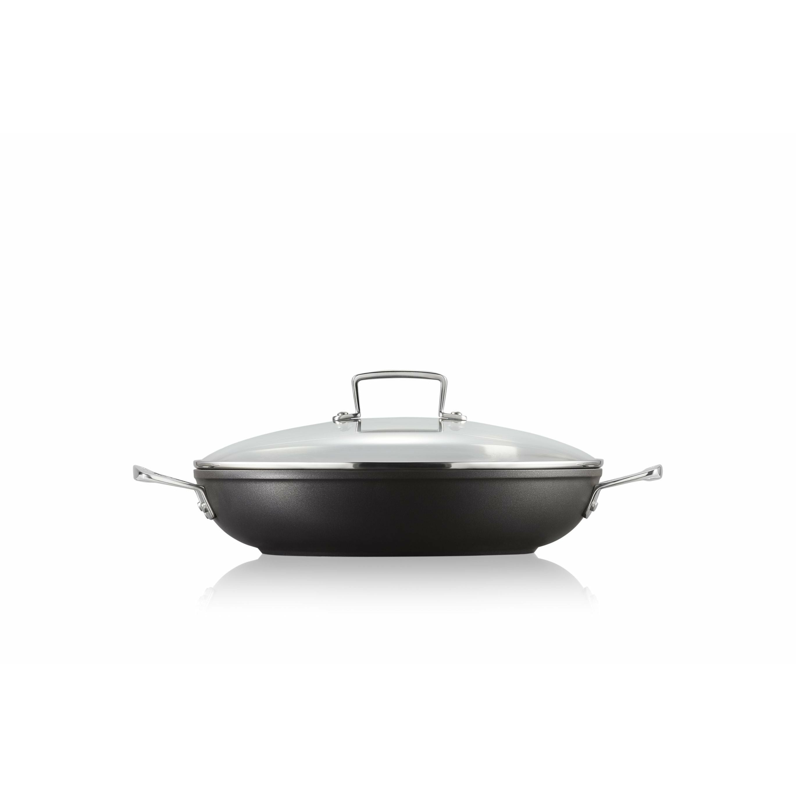 [product_category]-Le Creuset Alu Professional Pan With Glass Lid, 30 Cm-Le Creuset-630870272858-51107300010502-LEC-2