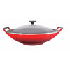 Le Creuset Wok Wok Med Glasl Åg 36 cm, Cerise