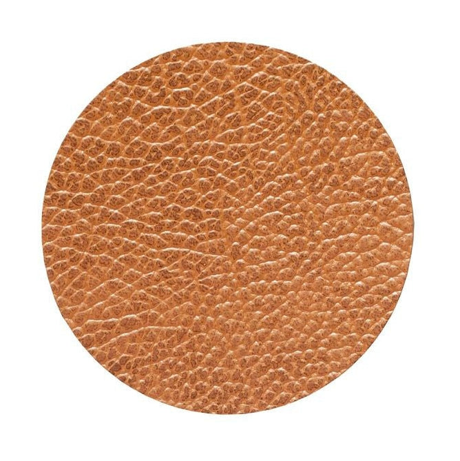 [product_category]-Lind Dna Circle Glass Coaster Hippo Leather, Natural-Lind DNA-5711905519331-990025-LIN-1