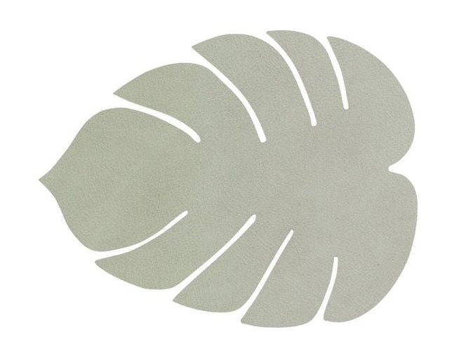 [product_category]-Lind Dna Leaf Glass Coaster Nupo Leather, Olive Green-Lind DNA-5711905518266-989964-LIN-1