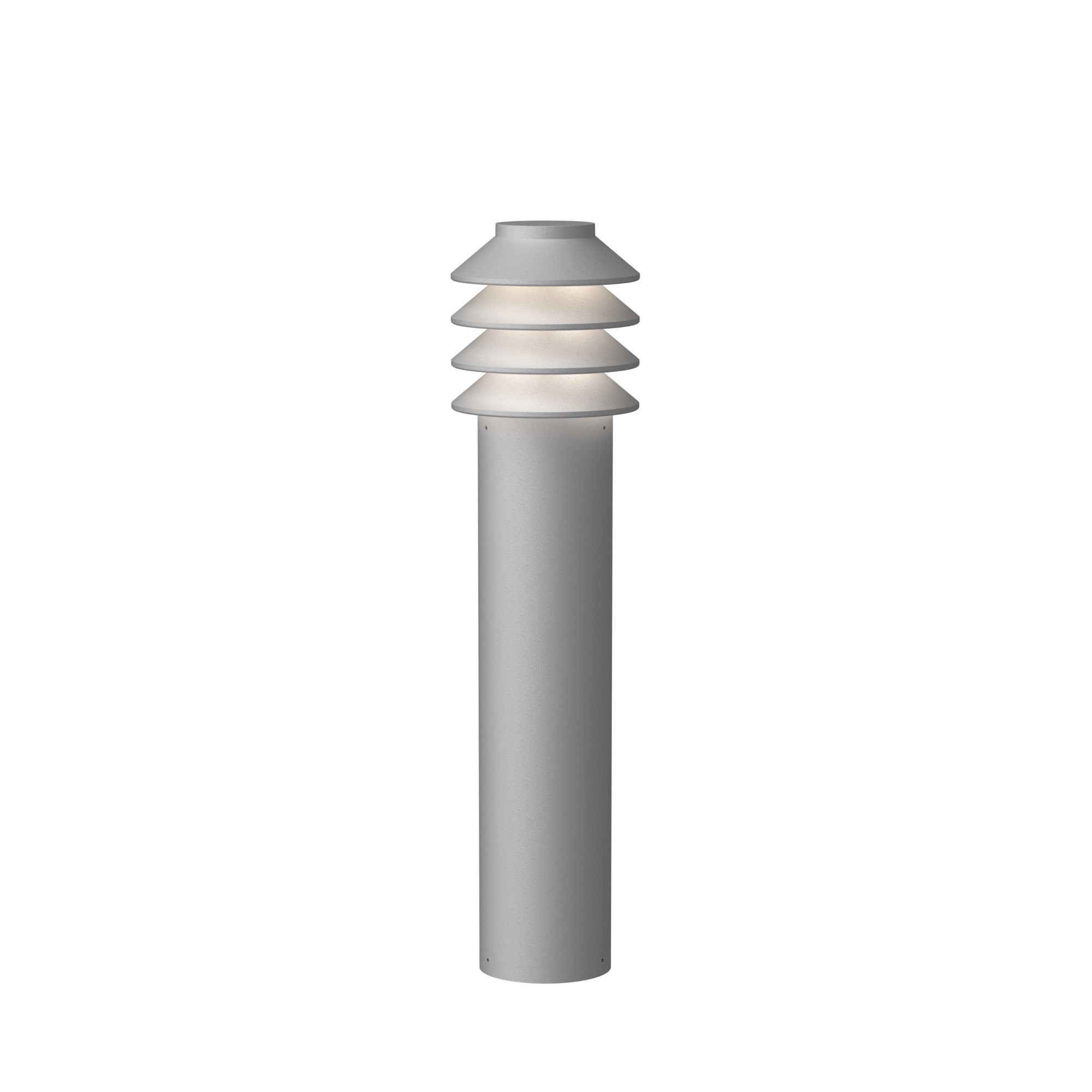 [product_category]-Louis Poulsen Bysted Garden Bollard Lamp Large Aluminium Led 3000 K With Base Plate O/Adapter-Louis Poulsen-5714693839483-5747404906-LOU-1