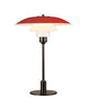 Louis Poulsen Ph 3 1/2 2 1/2 Table Lamp, Red