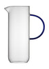 Lyngby Glas Torino Glass Jug 1,1 L, Clear/Blue