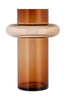 Lyngby Glas Tube Vase H: 30 cm, Amber