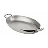 Mauviel Cook Style Oval Pande Med 2 Greb, Ø 30 Cm