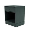 Montana Dream Nightstand With 7 Cm Plinth, Black Jade