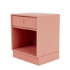 Montana Dream Nightstand With 7 Cm Plinth, Rhubarb Red