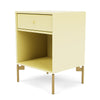 Montana Dream Nightstand With Legs, Camomile/Brass