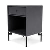 Montana Dream Nightstand With Legs, Carbon Black/Black