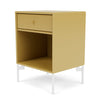 Montana Dream Nightstand With Legs, Cumin/Snow White