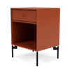 Montana Dream Nightstand With Legs, Hokkaido/Black