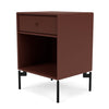 Montana Dream Nightstand With Legs, Masala/Black