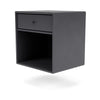 Montana Dream Nightstand With Suspension Rail, Carbon Black