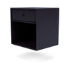 Montana Dream Nightstand With Suspension Rail, Shadow