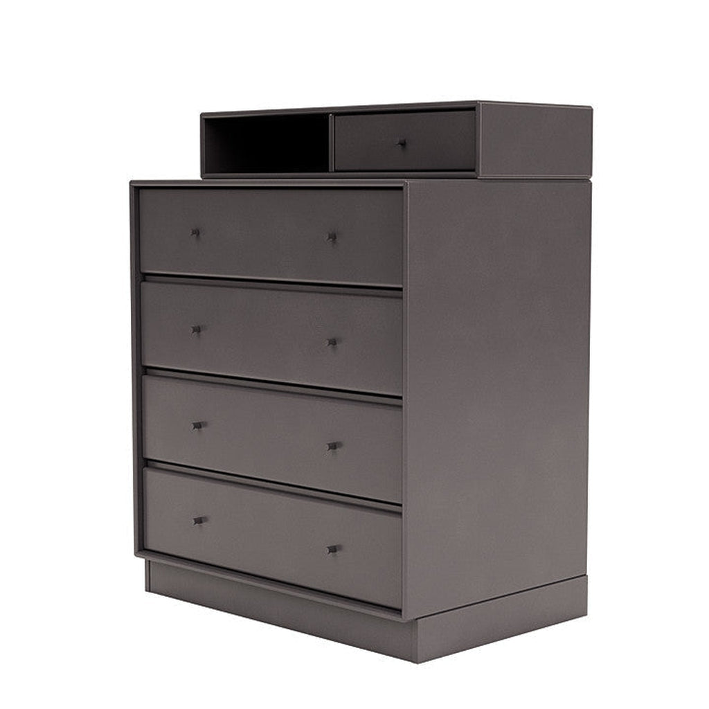 [product_category]-Montana Keep Chest Of Drawers With 7 Cm Plinth, Coffee Brown-Montana Furniture-5714322263139-0000KEEP-35-07-MON-1