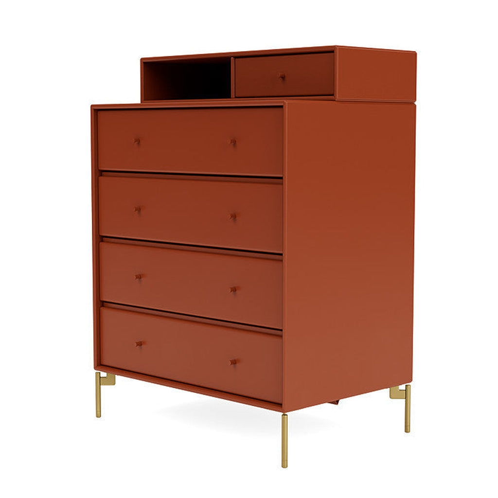 [product_category]-Montana Keep Chest Of Drawers With Legs, Hokkaido/Brass-Montana Furniture-5714322262828-0000KEEP-162-09-MON-1