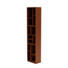 Montana Loom High Bookcase With 3 Cm Plinth, Hazelnut Brown