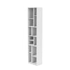 Montana Loom High Bookcase With 3 Cm Plinth, Snow White