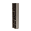 Montana Loom High Bookcase With 3 Cm Plinth, Truffle Grey