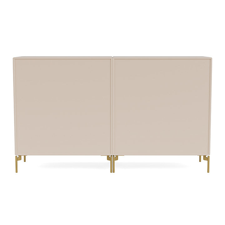 [product_category]-Montana Pair Classic Sideboard With Legs, Clay/Brass-Montana Furniture-5715288347758-0000PAIR-168-09-MON-4