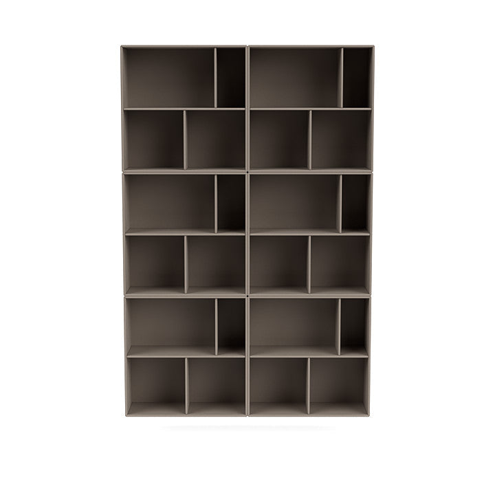 [product_category]-Montana Read Spacious Bookshelf With Suspension Rail, Truffle Grey-Montana Furniture-5714322268165-0000READ-141-04-MON-2