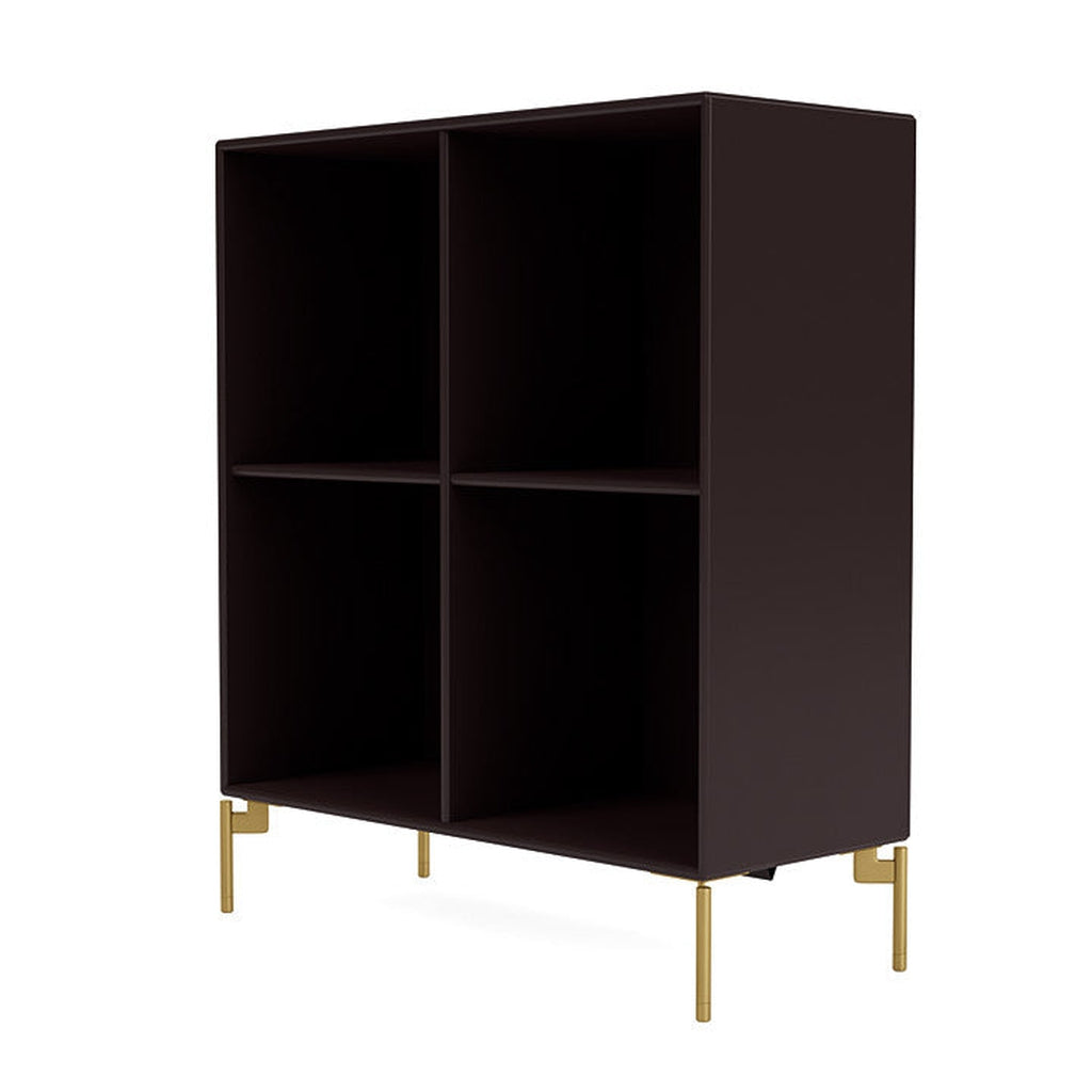 [product_category]-Montana Show Bookcase With Legs, Balsamic/Brass-Montana Furniture-5715288031459-0000SHOW-160-09-MON-1